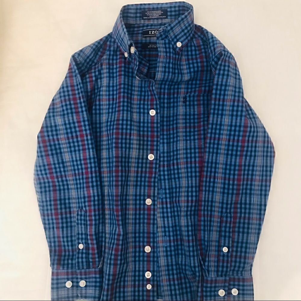 Boys bottom down dress shirt size 8